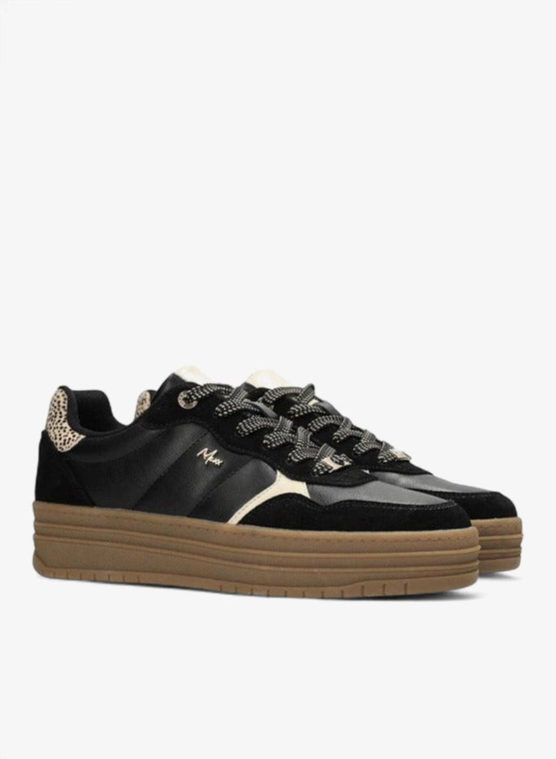 MEXX Panelled Lace-Up Sneakers - Image 1