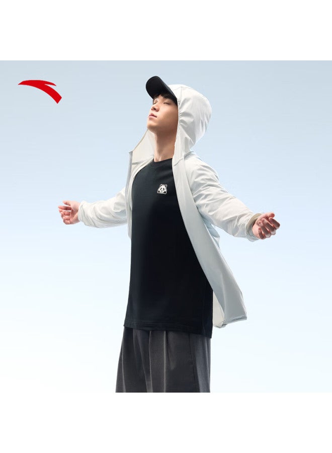 ANTA Anta Men's Summer Thin Ice Silk Upf100+ Sun Protection Fishing Shirt - Image 1
