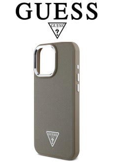 Back Case for iPhone 16 Pro Max, Supports Magsafe wireless charging, leather and silicone case, French design and original GUESS brand logo, from CG Mobile. - pzsku/Z59218B22466E8F192913Z/45/_/1732178328/7dc4e1c1-6645-4e13-bdf4-aaafc77e371b