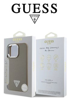 Back Case for iPhone 16 Pro Max, Supports Magsafe wireless charging, leather and silicone case, French design and original GUESS brand logo, from CG Mobile. - pzsku/Z59218B22466E8F192913Z/45/_/1732178328/a46695f9-12f0-465e-bf0a-6beec42751a2