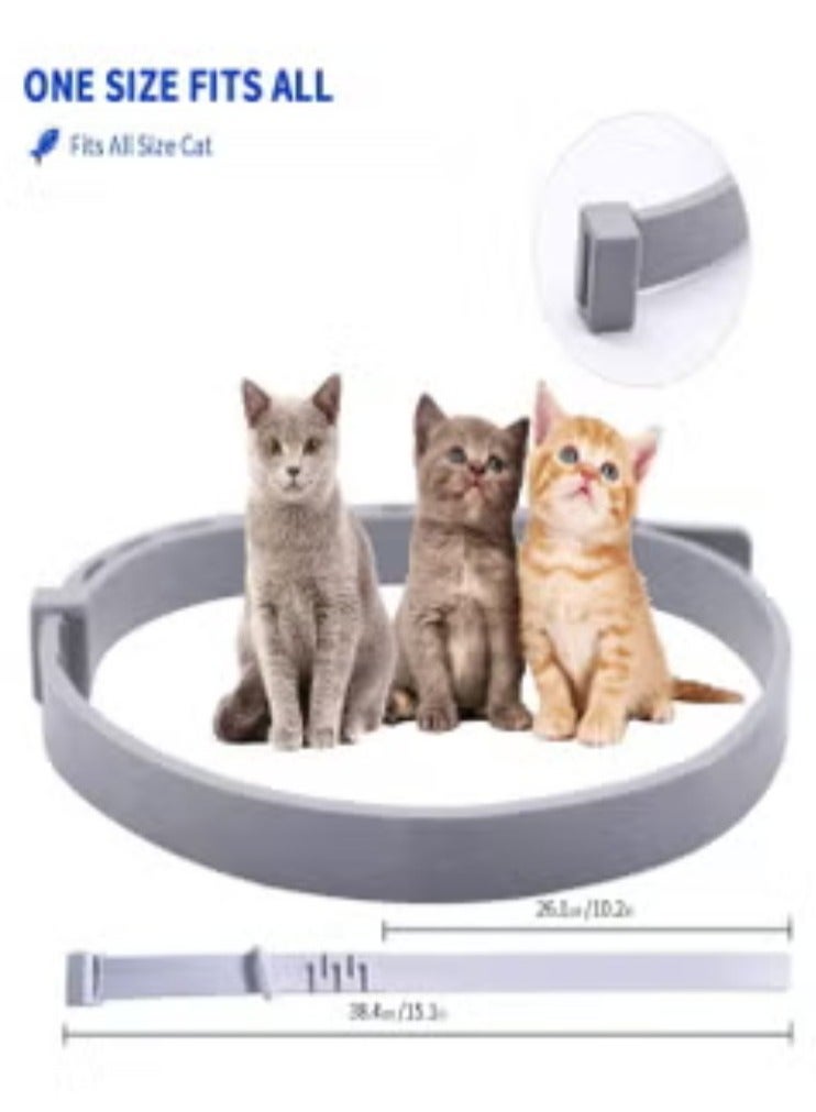 Waterproof Cat Flea Collar with Natural Essential Oils Effective Treatment for Kittens 38cm - Image 1