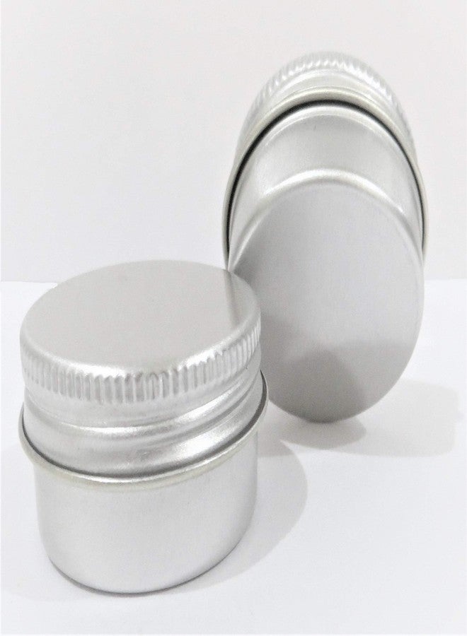 FUN + LEARN 15g/ml Small Round Aluminium Tin Box (39 mm x 20 mm, Silver) -Pack of 15 - Image 3