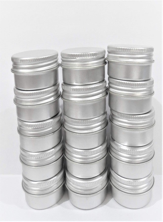 FUN + LEARN 15g/ml Small Round Aluminium Tin Box (39 mm x 20 mm, Silver) -Pack of 15 - Image 4