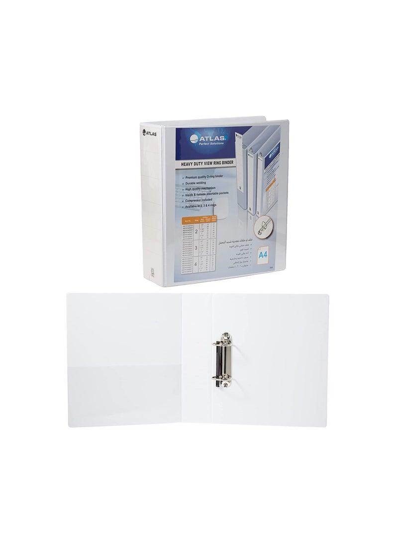 ATLAS 2-Piece Two Ring Binder 65mm Spine  - Image 4