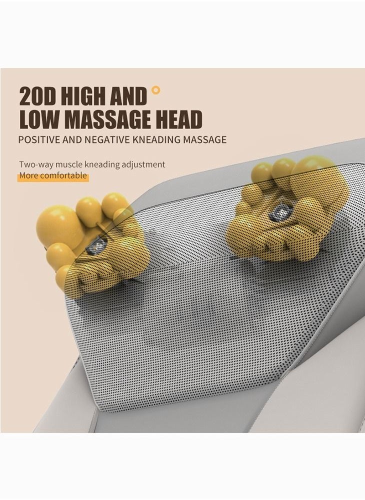 CGY - Massage Mat With 12 airbags Massage Mattress Pad 20 massage heads For Back Pain Relief Full Body Massager For Neck And Back Lumbar Calf Muscle Relaxation Standard - Image 1
