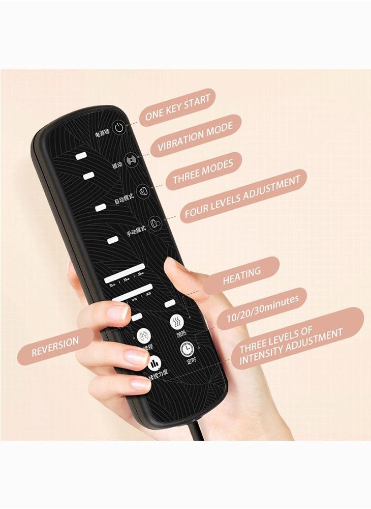 CGY - Massage Mat With 12 airbags Massage Mattress Pad 20 massage heads For Back Pain Relief Full Body Massager For Neck And Back Lumbar Calf Muscle Relaxation Standard - Image 1