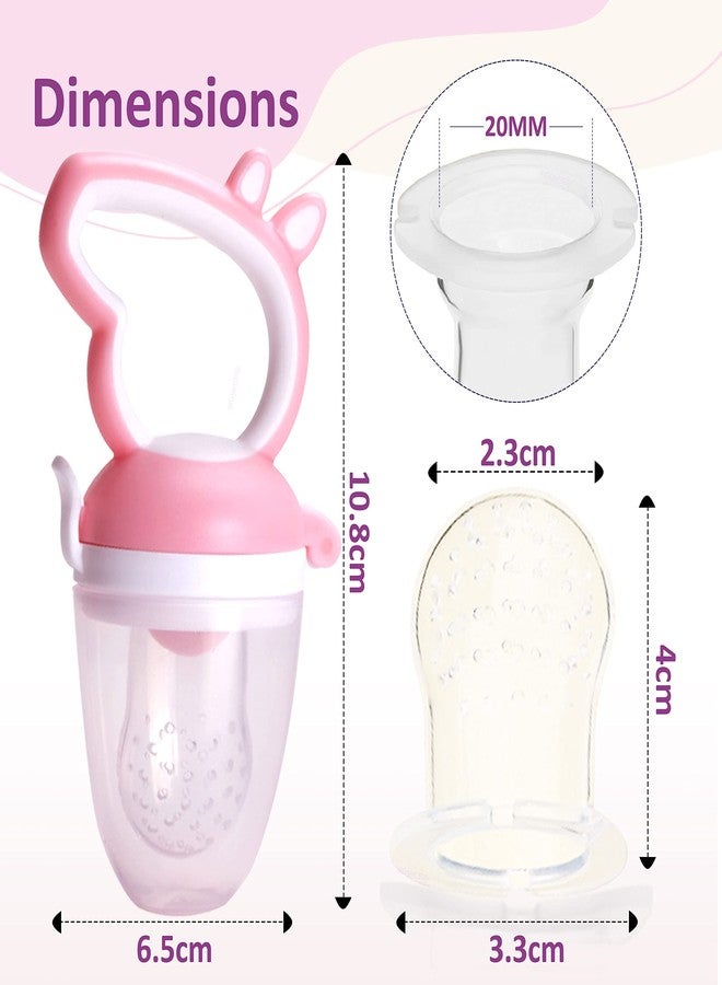 Bembika Baby Nibbler Piggy Pink Color, Baby Nibbler Pacifier,Baby Pacifier Food Nibbler, Baby Feeding Accessories (3-6 Months Baby) - Image 3