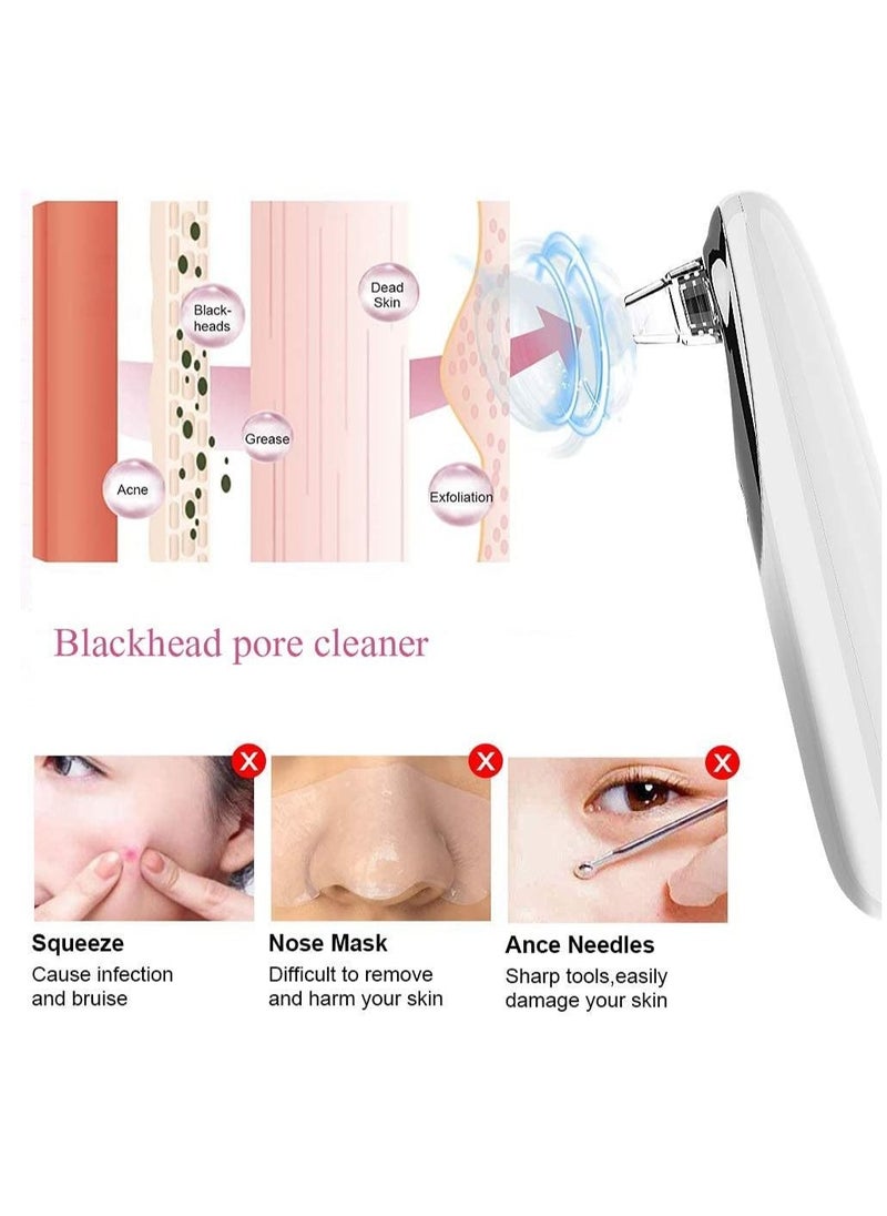 Y&D 4-In-1 Facial Pore Blackhead Remover Vacuum Cleaning Instrument,Blackhead with Camera(Wifi Real-Time Skin Screen) Upgraded Face Suction Cleanser  - Image 2