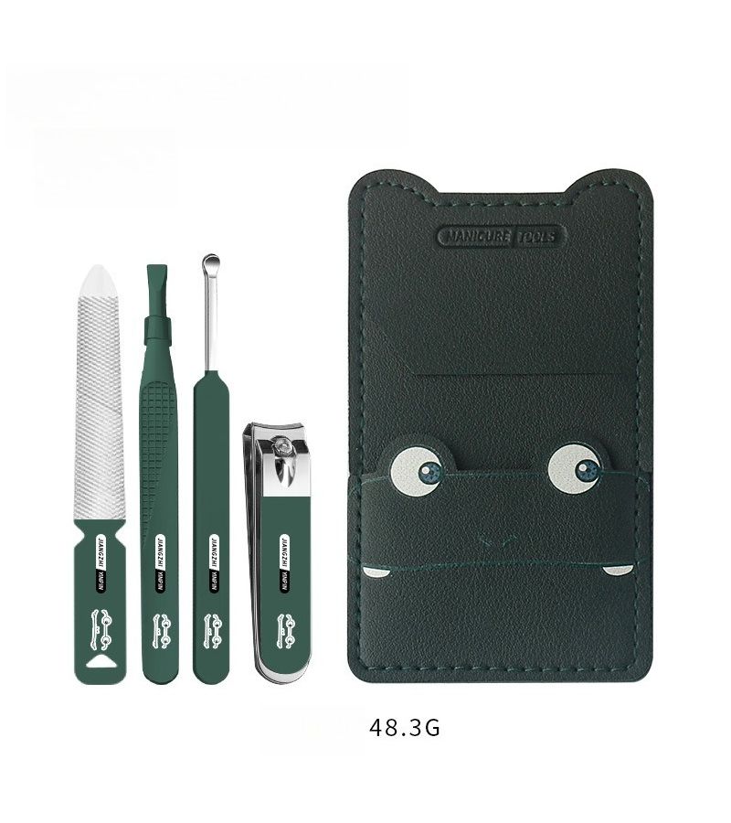 Pink Bunny Cute Nail Clipper Set With Portable Nail File Remover Cartoon Style Household Nail Clippers And Nail Scissors - Image 5