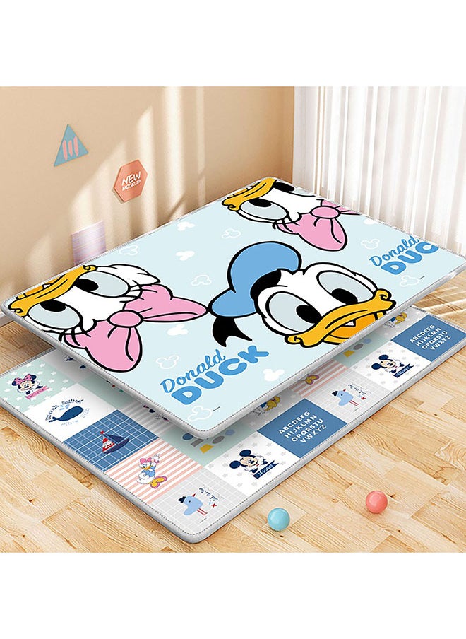 Galaxy Baby Reversible Playmats - 1.5cm Thick, Non-Toxic & Waterproof | Foldable Extra-Large Donald Duck-Themed Play Mat with Double-Sided Animal & Jungle Print | Safe Foam Mat for Babies & Toddlers - pzsku/Z5921D6514240DCD461B0Z/45/_/1725457755/97694f4c-01c3-4958-8d9e-def1b0718c72