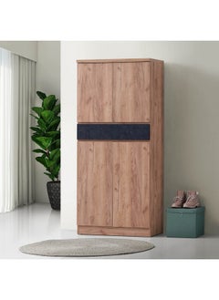Home Box Atlas 28-Pair Shoe Cabinet with 4 Doors and Drawer 39 x 178 x 80 cm  - Image 1