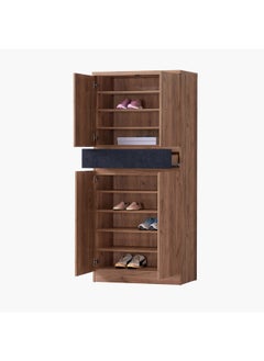 Home Box Atlas 28-Pair Shoe Cabinet with 4 Doors and Drawer 39 x 178 x 80 cm  - Image 3