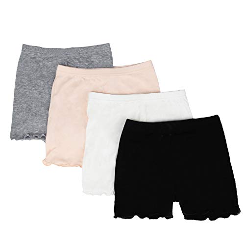 FreeNFond Girls Shorts Under Dress Dance Bike Shorts for Playground Gym Sports (4T-5T) - Image 2