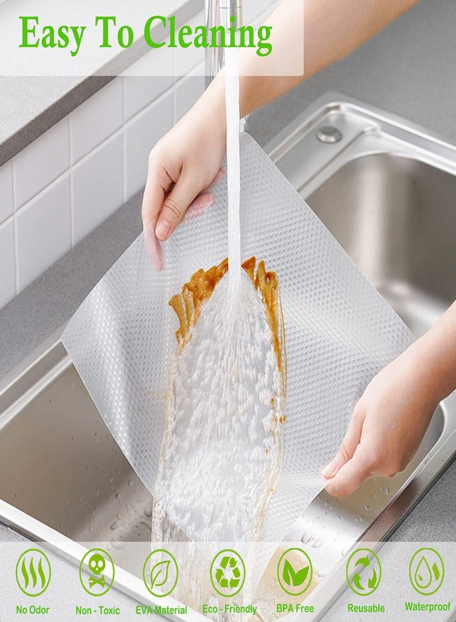 GMSWEET Shelf Liners for Kitchen Cabinets 15 Inch X 20 FT Non Adhesive Cabinet Drawer Liners Non Slip Waterproof Refrigerator Liners for Shelves Washable Cupboard Liner for Dresser Bathroom - Image 5