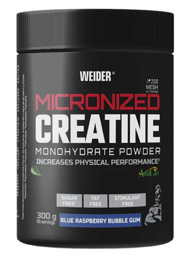 Weider Micronized Creatine Blue Raspberry Flavor 300 Gram