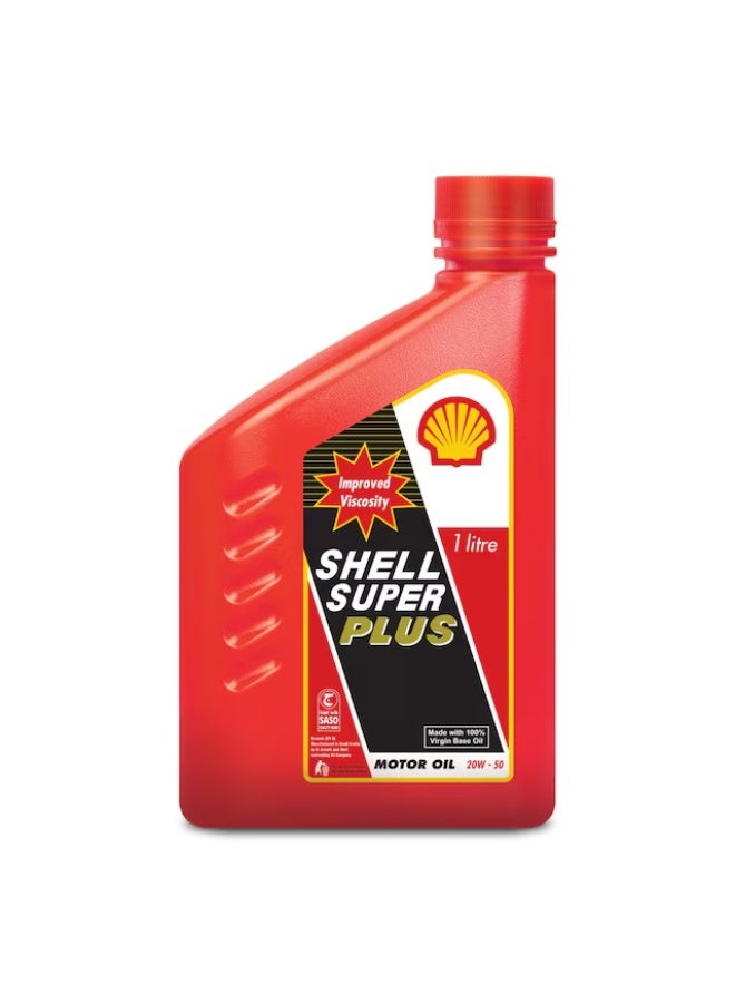 شل سوبر بلس زيت محركات 20W-50 – عبوة 1 لتر * 24