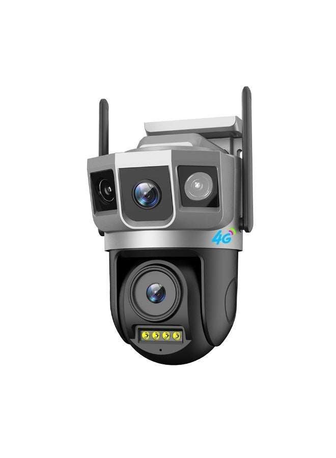 ELTRAZONE SC23-G 4MP Wireless 4G Outdoor Security Camera with Dual Lens, PTZ Control, Smart Motion Alerts, Night Vision, Two-Way Audio and IP Monitoring – Smart Home Surveillance Camera, Black - Image 1