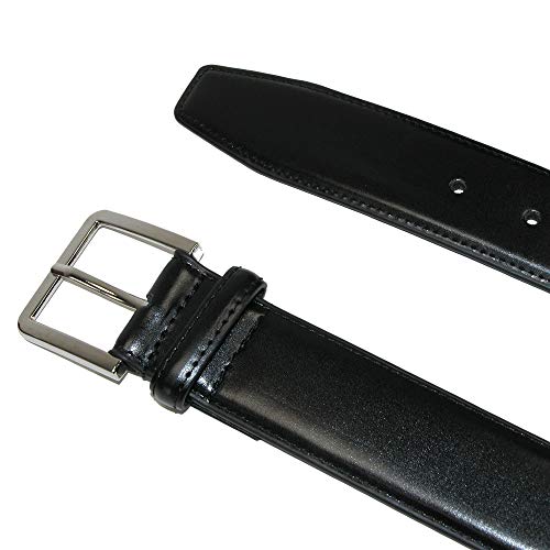 CTM Leather Money Belt, Black, 44 - Image 3