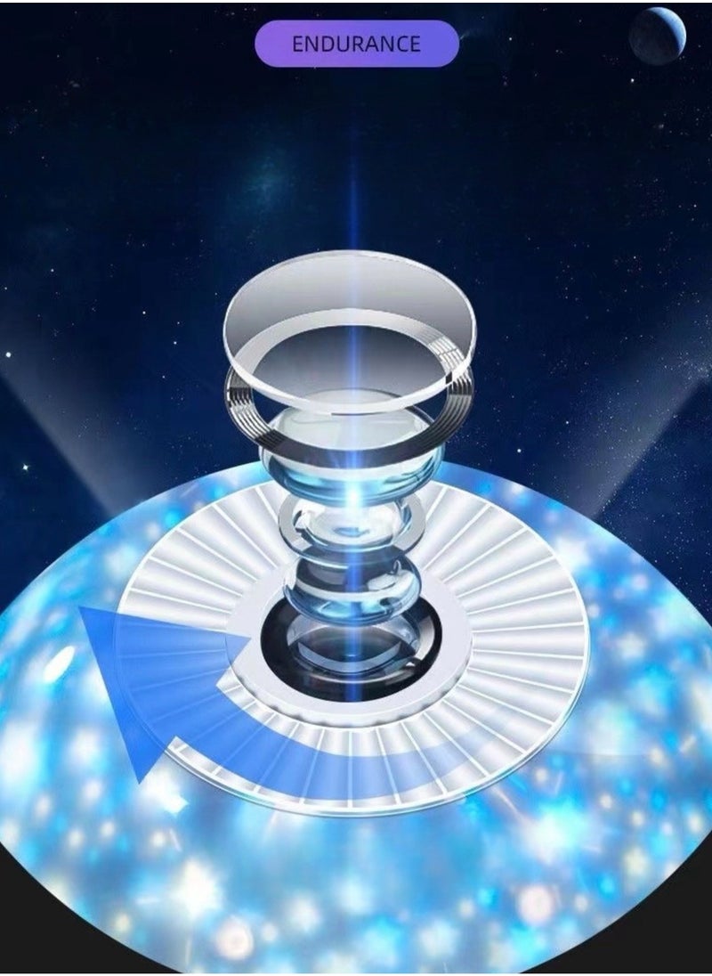 Generic Star Night Sky Projecter Lamp With 13 Flims, Galaxy, Solar System, Saturn  - Image 4