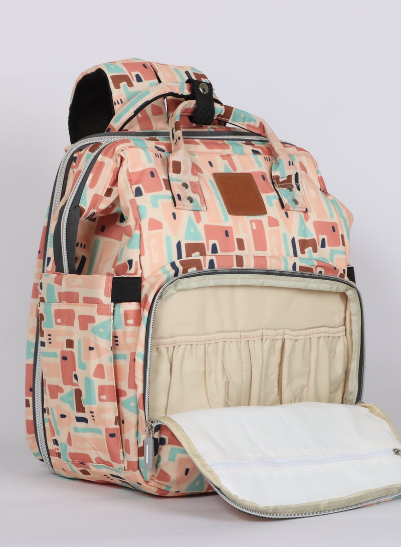 BABY SHINE Portable Folding Multi Function Large Capacity Baby Backpack Diaper Bag Baby Stroller Organizer Bag  - Image 3
