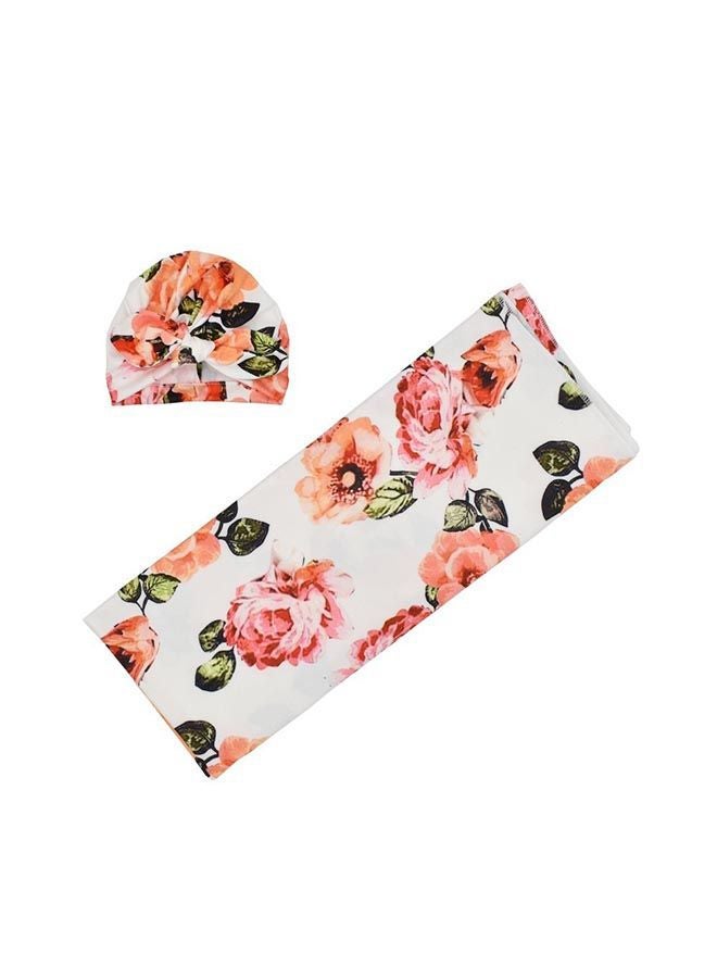 NIBEMINENT 2-Piece Cotton Blanket With Hat Set  - Image 1