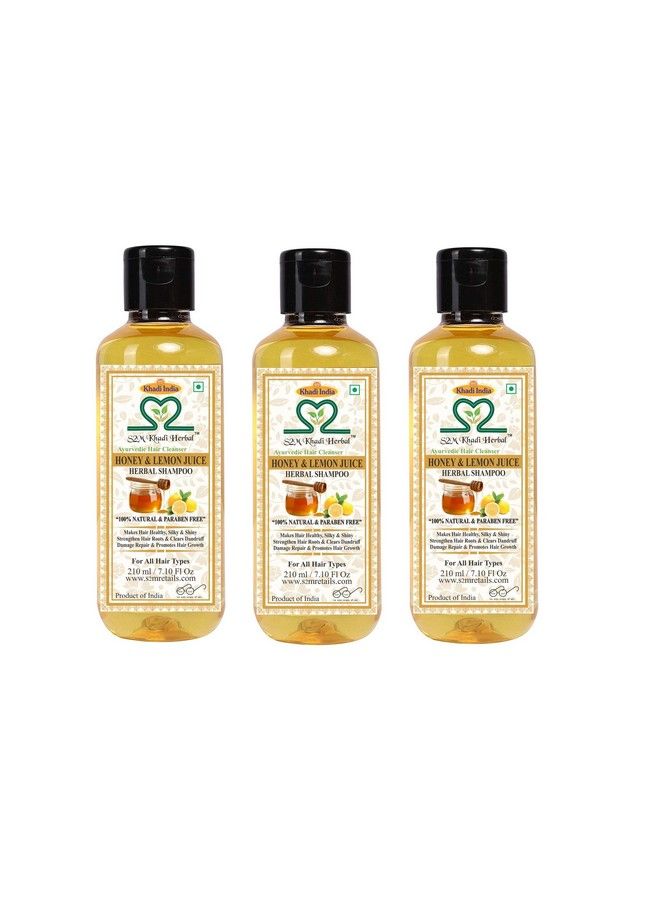 S2M KHADI HERBAL Honey & Lemon Juice Shampoo 630Ml - Image 2