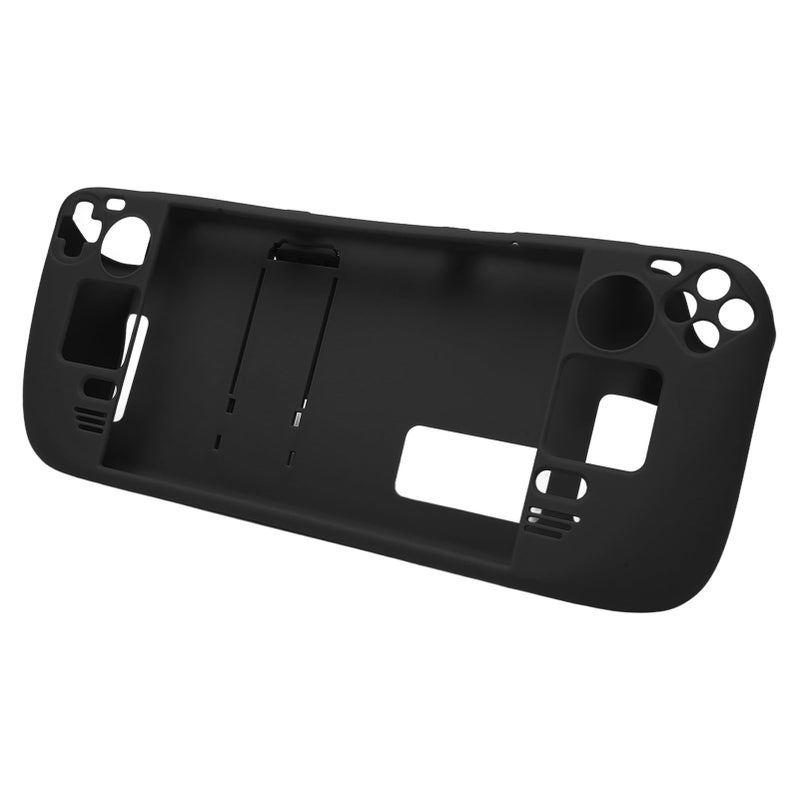 Kickstand Case for Steam Deck Hands Free Full Protection Fingerprint Proof Protective Case for Steam Deck Coffee Brown - Image 5