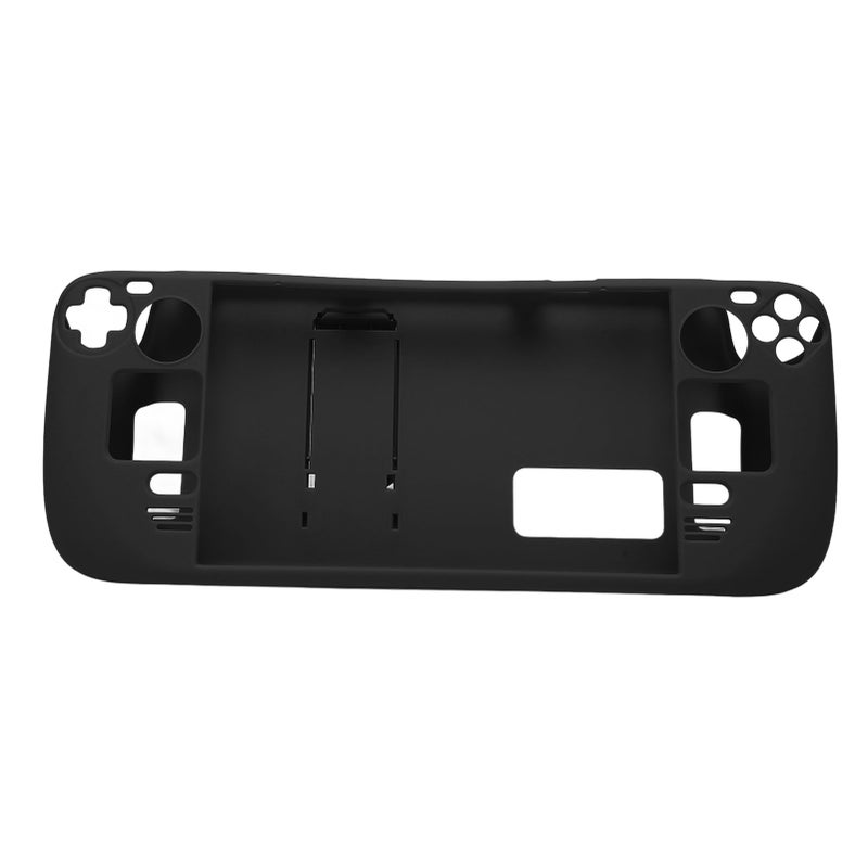 Kickstand Case for Steam Deck Hands Free Full Protection Fingerprint Proof Protective Case for Steam Deck Coffee Brown - Image 2
