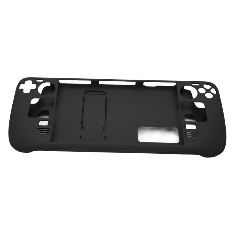 Kickstand Case for Steam Deck Hands Free Full Protection Fingerprint Proof Protective Case for Steam Deck Coffee Brown - Image 3