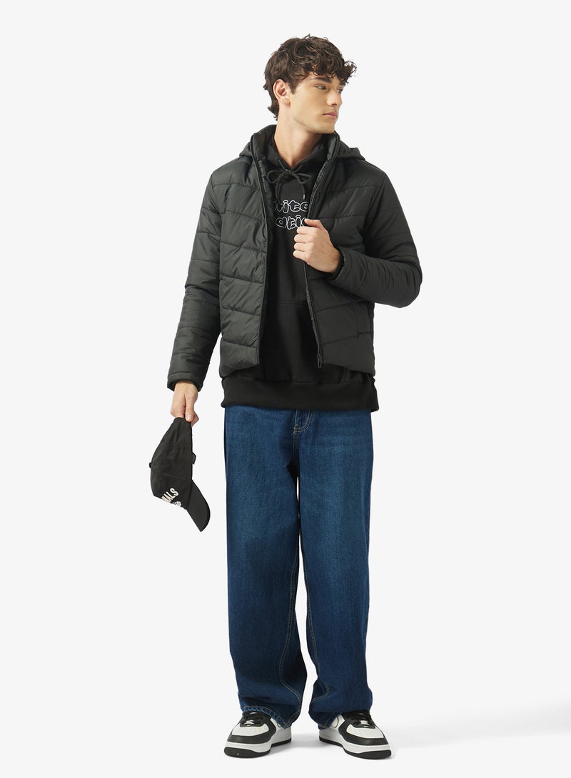 سفنتي فايف جاكيت منتفخ بغطاء رأس - Image 4