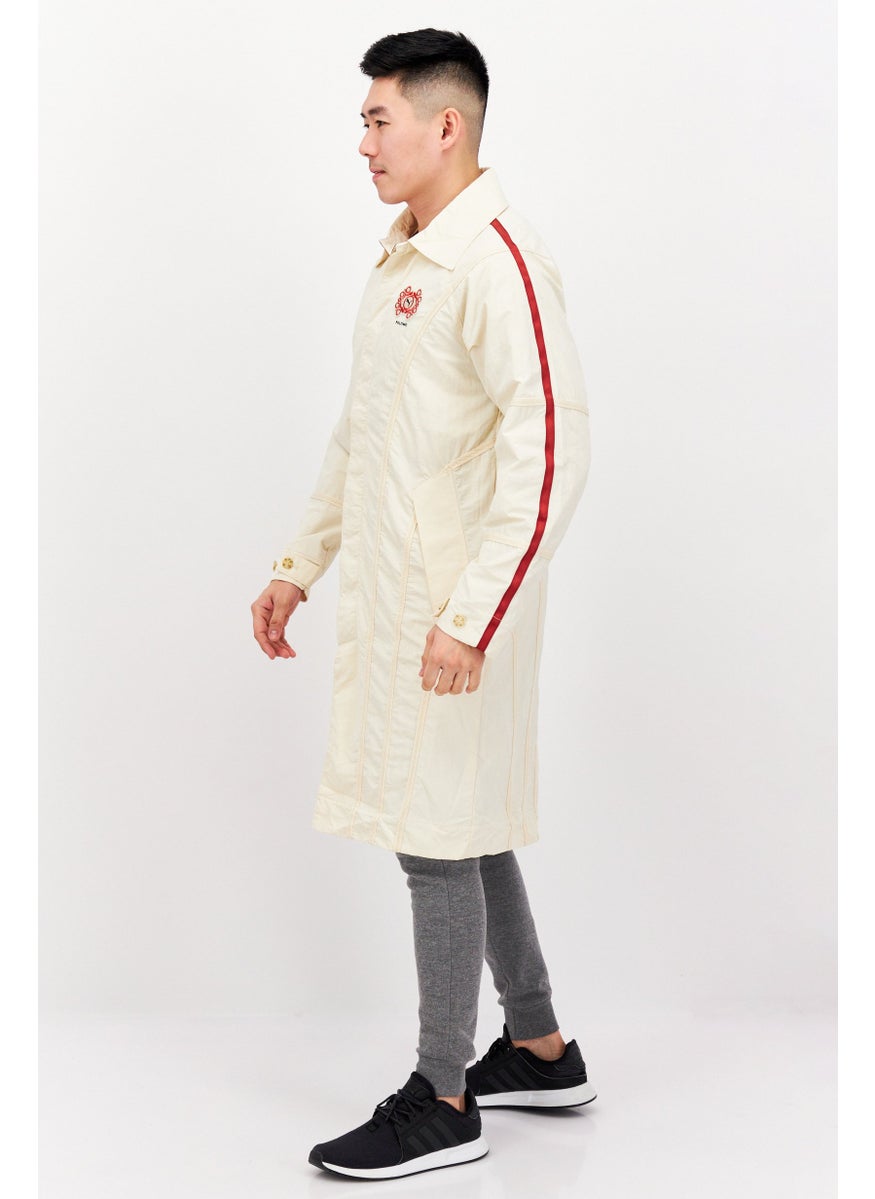 Puma x Palomo Men Sportswear Fit Long Sleeve Outdoor Jacket, Beige Combo  - Image 3