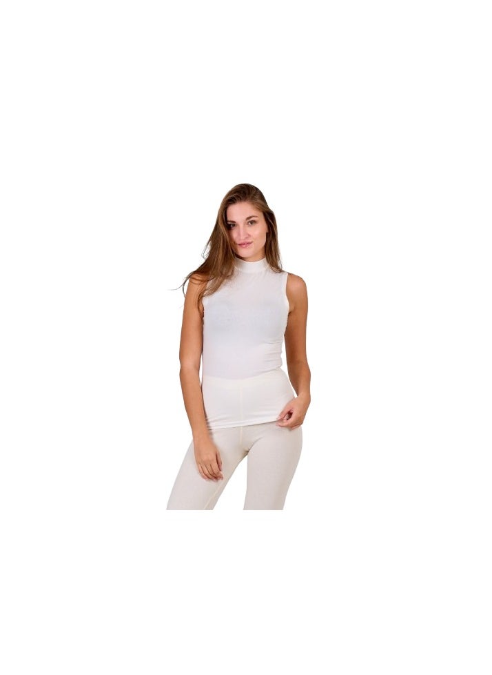 DICE - Dice womens Round Neck Solid Tank Top - Image 1
