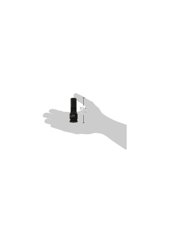 Grey Pneumatic 1/2" Drive x 5/8" Hex Driver Socket - Image 3