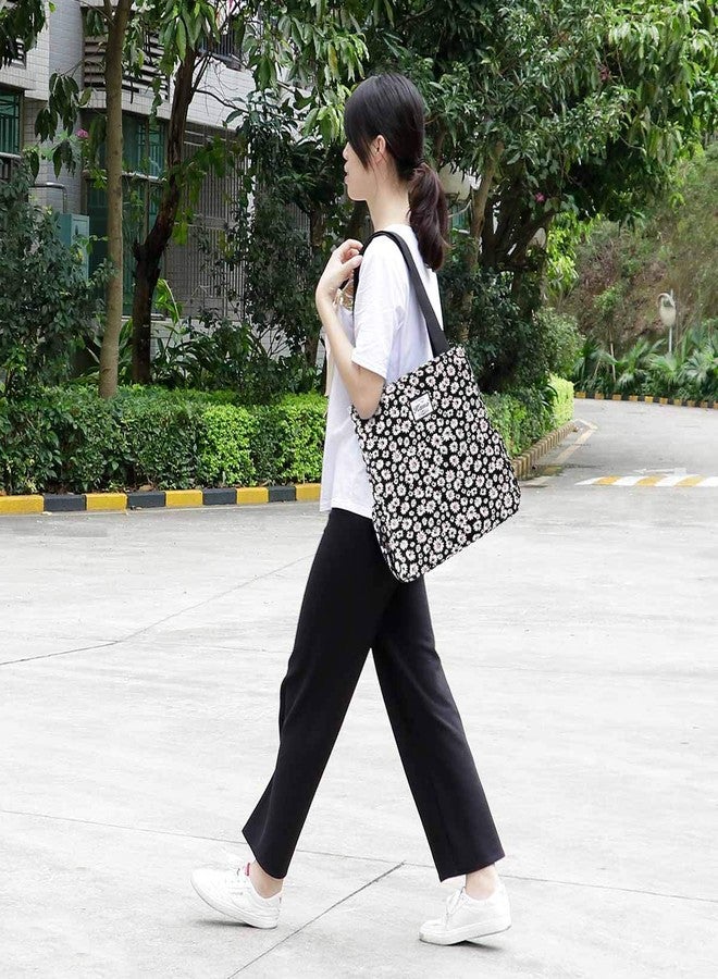 KAMO Floral Tote - Shoulder Bag, Stylish Shopping, Casual Foldaway Travel Handbag for Women - Image 2