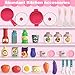Letapapa Play Kitchen Set Kids Kitchen Playset with Realistic Sound Light Cooking Stove Sink Play Food and Accessories 57 Pcs Kitchen Toys Gifts for Toddlers 24 35 Girls Pink - Image 4