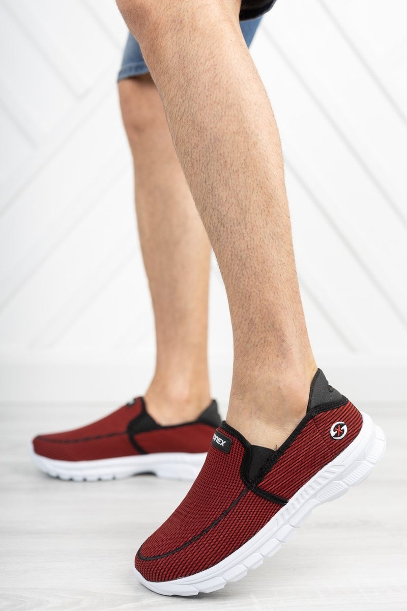 Riccon حذاء رياضي أحمر وأسود unisex 001204  - Image 2