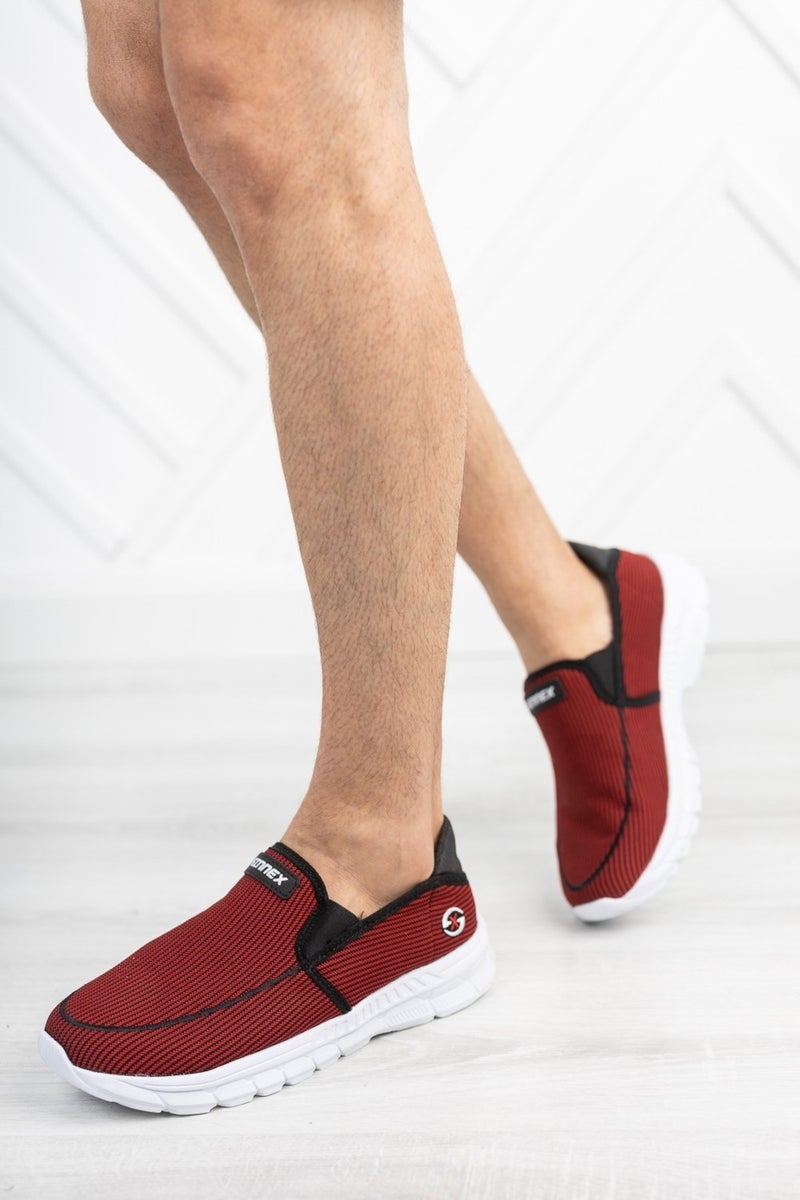 Riccon حذاء رياضي أحمر وأسود unisex 001204  - Image 4