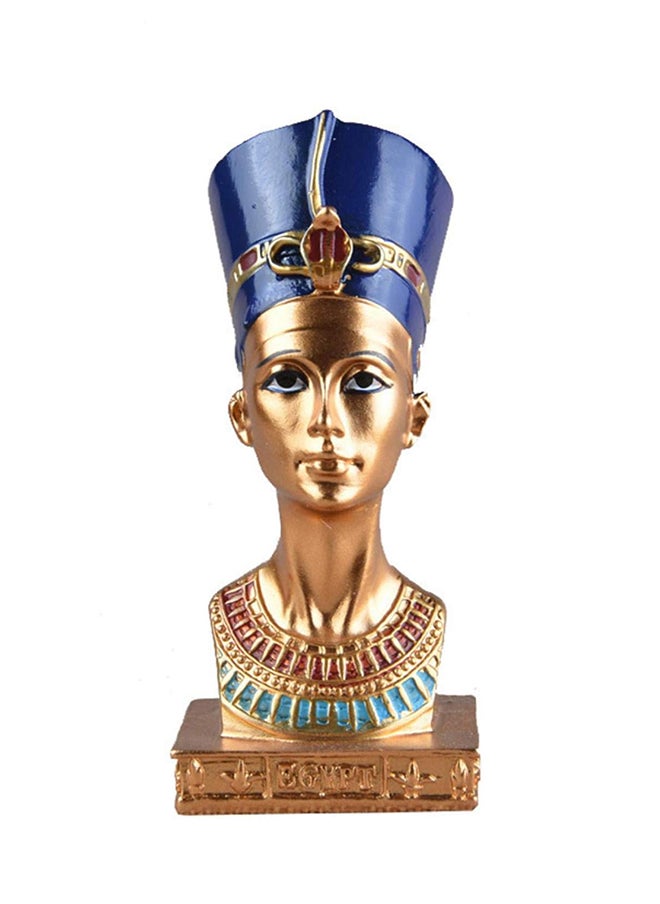 Generic Egyptian Queen Head Statue Ornament  Ancient Egyptian Pharaoh Sculpture  Resin Craft Figurine Home Decorative Sculpture Gift -- As The Picture 