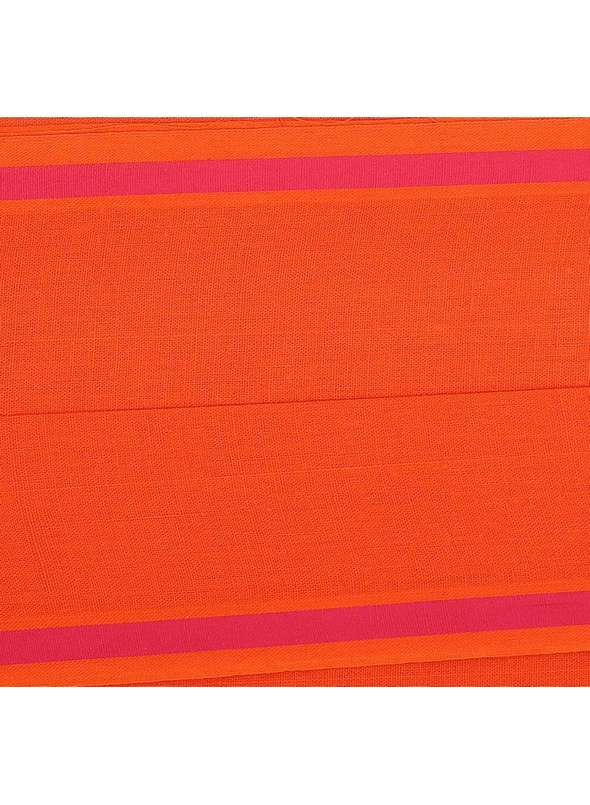 ROLIMOLI 100% Cotton Red Gamchha/Angochha Set of 1 (2 Meter) - Image 4