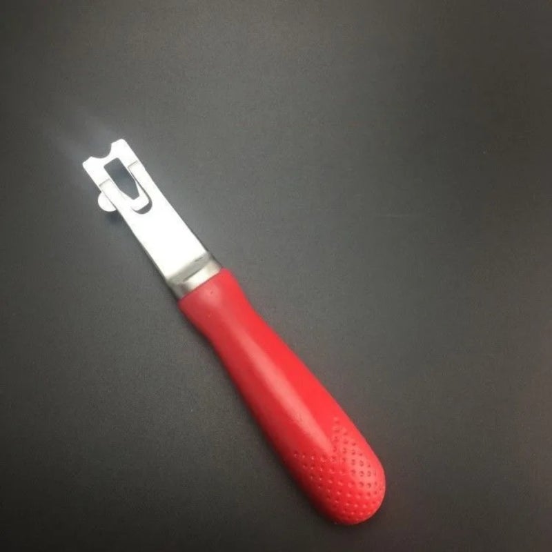 Linoleum Trimming Tool Set: Precision Cutting Blade With Guide Attachment - Quick Efficient Trim Rounded Notch Linoleum Cord Cutting Tool For On-Site Flooring Installation & Maintenance - Image 4