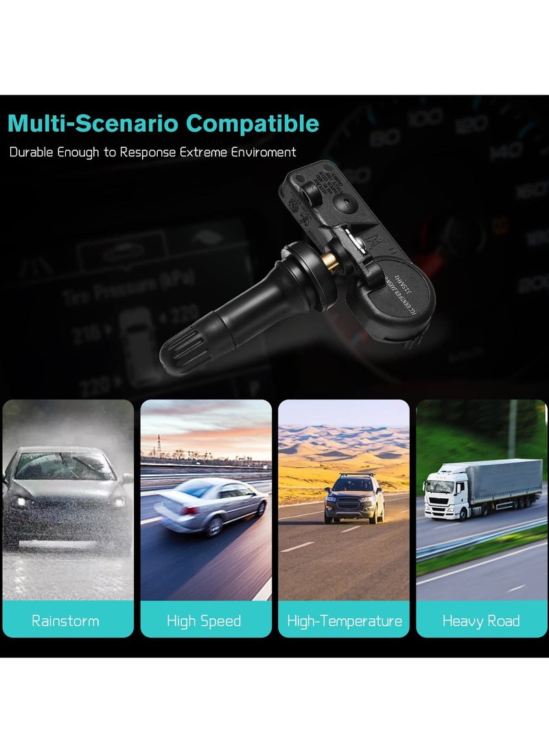 Loquat 315MHz Tire Pressure Sensor, TPMS Sensor Replacement for GMC Sierra, Buick, Cadillac, Chevy Impala, HHR, Equinox, Tahoe, Traverse, Malibu, Suburban, Replaces 13586335, 13581558, 13598771, 13598772 - Image 5