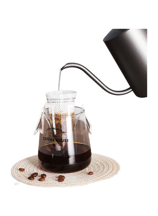 Mongdio Ear-Loop Filter Paper, Imported From Japan, Non-Woven Portable Hand-Brewed Filter Cup, Drip-Style, Hand-Brewed Coffee Filter Paper, 50 Pieces - Image 2