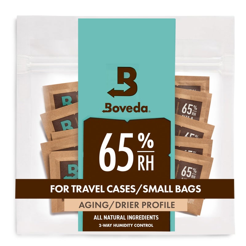 Boveda باوفيدا 65 حزم التحكم في الرطوبة ثنائية الاتجاه لتخزين ما يصل إلى 5 عناصر حجم 8 10 عبوة لصناديق السفر الصغيرة ماصات الرطوبة حزم مرطبة حزم ترطيب في كيس قابل لإعادة الإغلاق