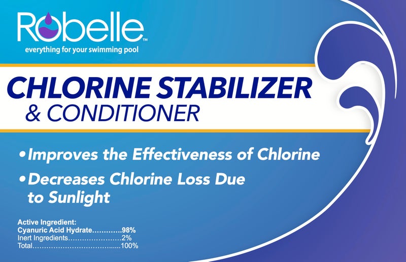 Robelle 4-Pounds Premium Chlorine Stabilizer and Conditioner, Concentrated Cyanuric Acid for Pools, Pool Stabilizer, Helps Chlorine Last Longer - Image 3