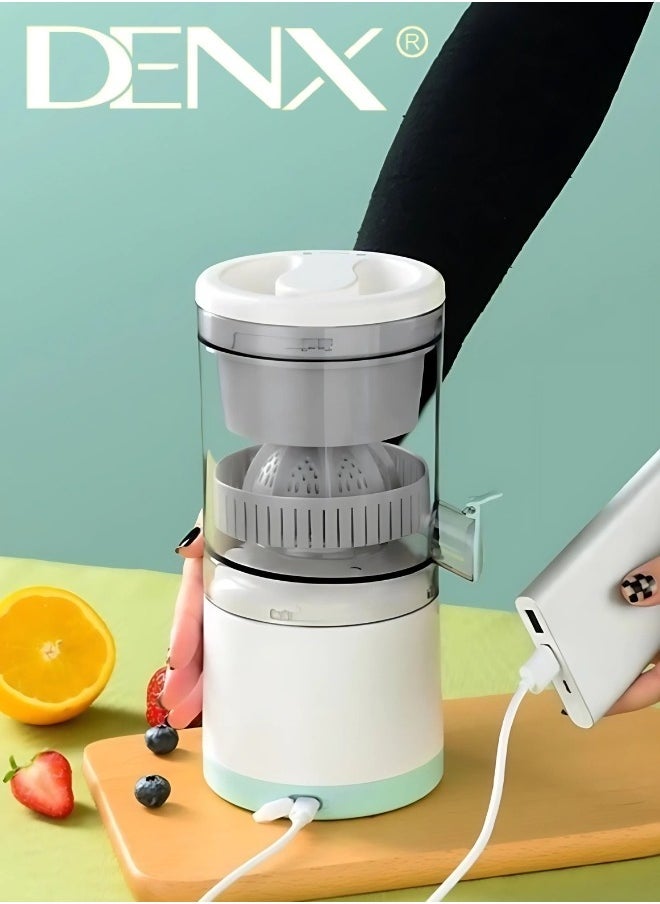 Denx Electric Citrus Juicer, Hands-Free Portable Usb Charging Powerful Electric Juicer Cordless Fruit Juicer, Multi Functional 1-Button Easy Press Lemon Orange Squeezer Machine For Kitchen - Image 3