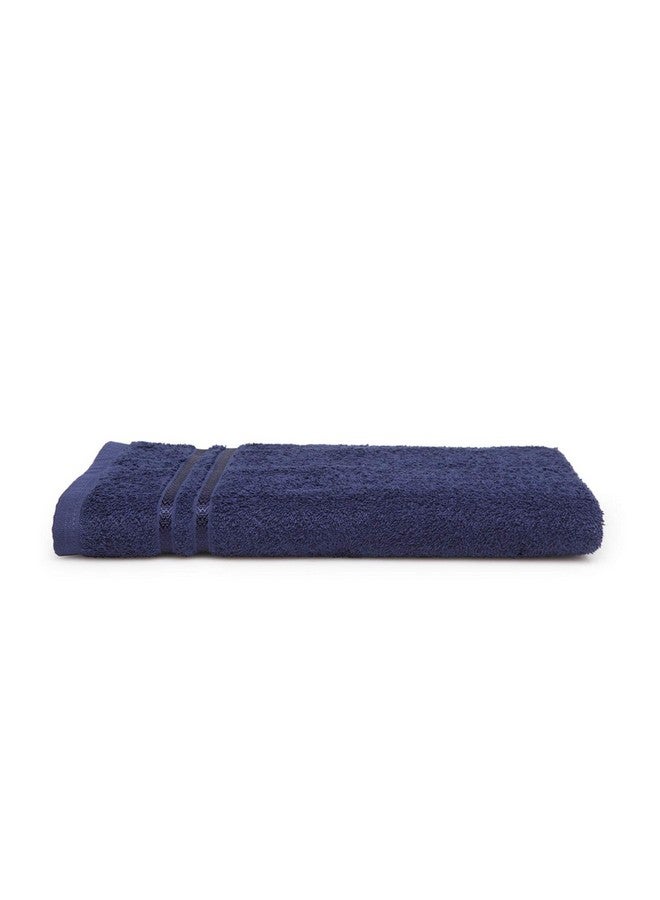 Welspun 100% Cotton Quick Dry Bath Towel | High Absorbency Super Soft, Fast Drying Towels for Bath | 380 GSM Large Size 1 Piece Bath Towel for Men and Women | Sized 70cm X 150cm Dark Blue - Image 3