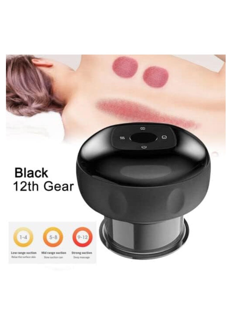 DIGI CORE - Electric Cupping Massager 3 in 1 Heating Therapy Set Ping Device With 12 Level Suction And Temperature Dynamic Gua Sha Massage Tool For Cellulite Reduction With Infrared Heat For Pain Relief - Image 1