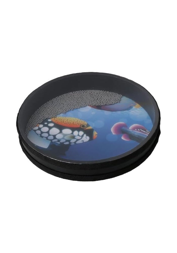 MegArya 10" Ocean Drum Hand Percussion Musical Instrument - Image 3