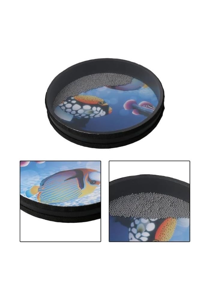 MegArya 10" Ocean Drum Hand Percussion Musical Instrument - Image 1