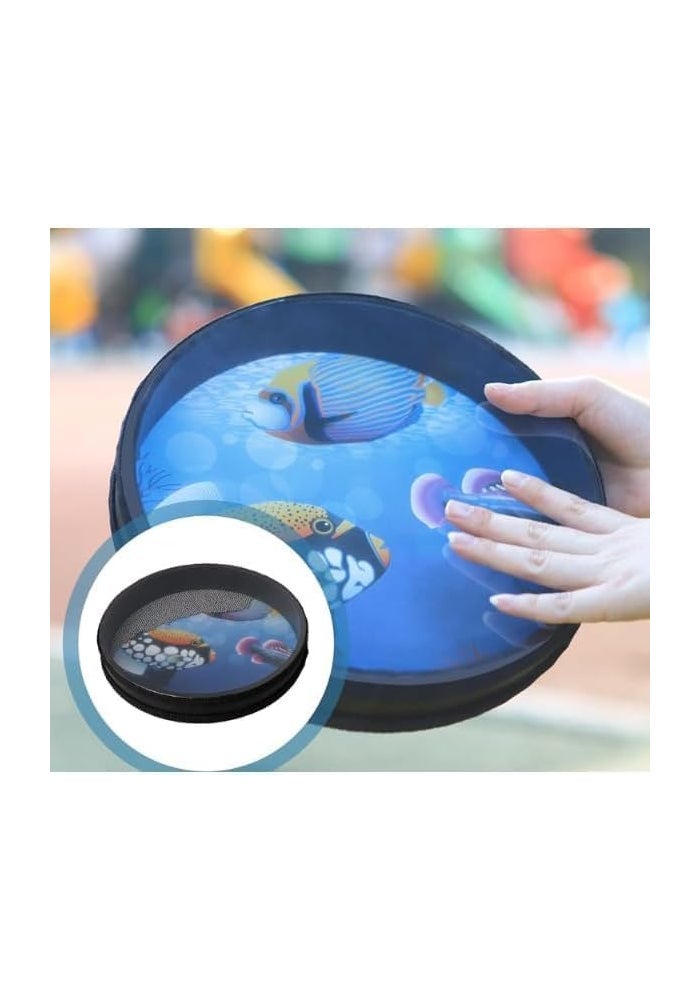 MegArya 10" Ocean Drum Hand Percussion Musical Instrument - Image 4